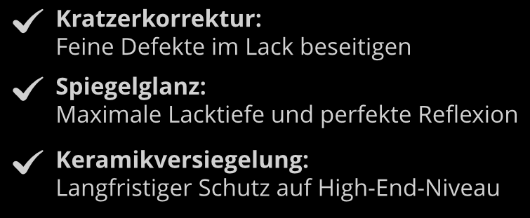 Detailing Studio & Lackperfektion Detailing Studio: Lackperfektion durch professionelle Kratzerkorrektur, Spiegelglanz-Politur und Keramikversiegelung.